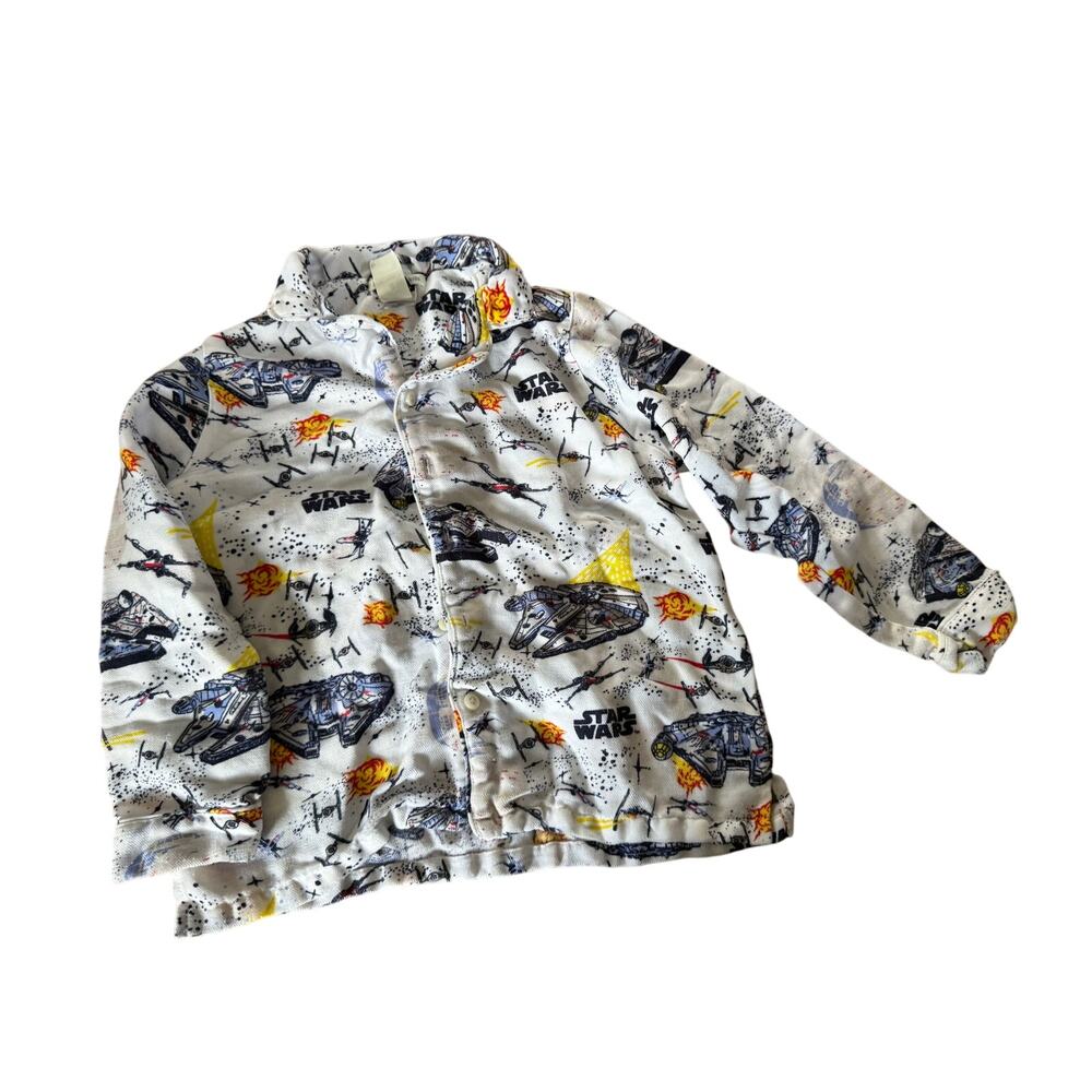 Pottery Barn‎ Kids x Star Wars button up pajama shirt